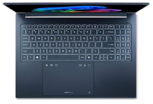 Acer Swift Go 16 AI/ SFG16-A71-R0ER/ AI9-465/ 16"/ WUXGA/ 16GB/ 512GB/ AMD int/ W11H/ Blue/ 2R 