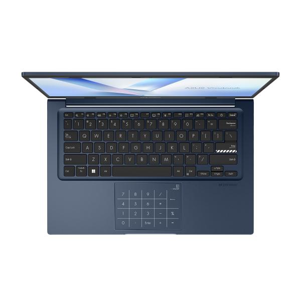 ASUS Vivobook 14/ X1404VA-EB2277WZ/ 5-120U/ 14"/ FHD/ 8GB/ 512GB/ Intel int/ W11H/ Blue/ 2R 