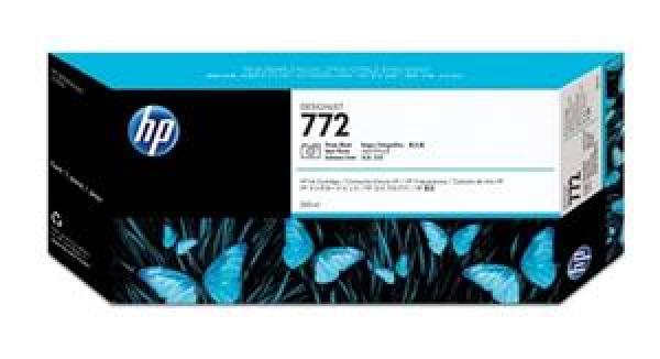 HP 772 Black photografic DJ Ink Cart,  300 ml,  CN633A