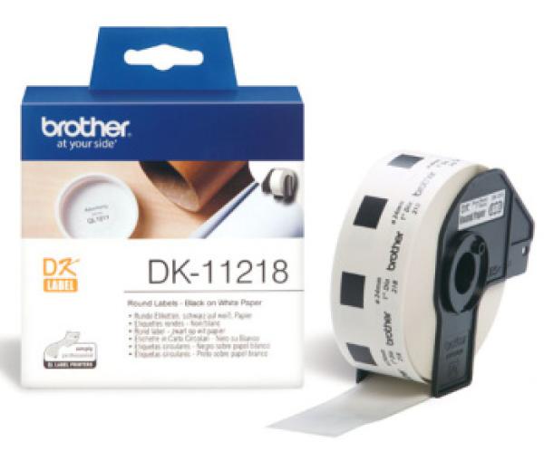 DK-11218 (papierové / okrúhle, priemer 24 mm -1000ks)