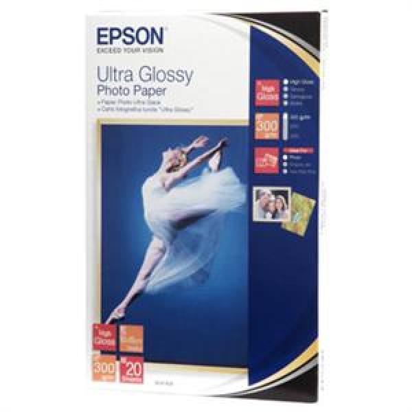 Epson papier Ultra Glossy Photo, 300g/m, 10x15, 20ks