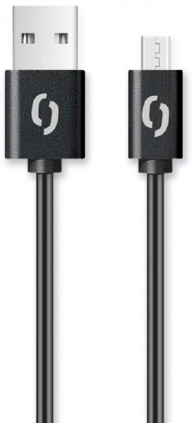 ALIGATOR Dátový kábel 2A, Micro USB čierny