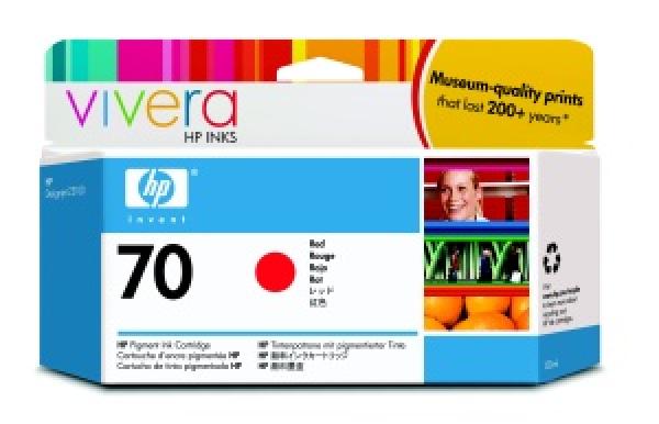 HP No 70 Ink Cart/130 ml red 