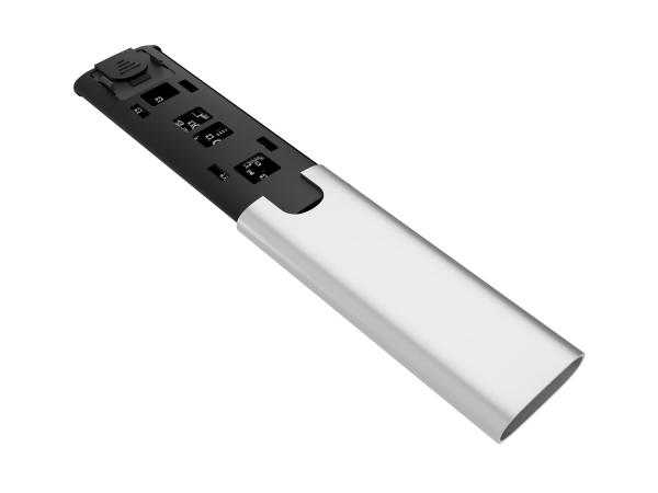 Externý box pre SSD Natec RHINO M.2 NVME LITE USB-C 3.2 GEN 2, hliníkové telo, ARCTIC SILVER 