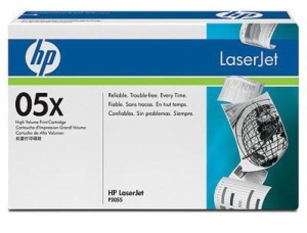 HP 05X Black LJ Toner Cart,  CE505X (6, 500 pages)