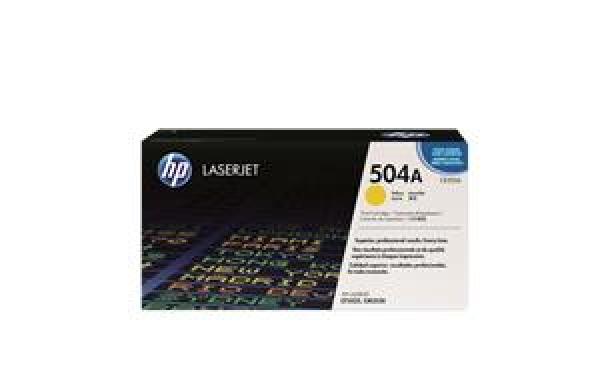HP 504A Yellow LJ Toner Cart,  CE252A (7, 000 pages)