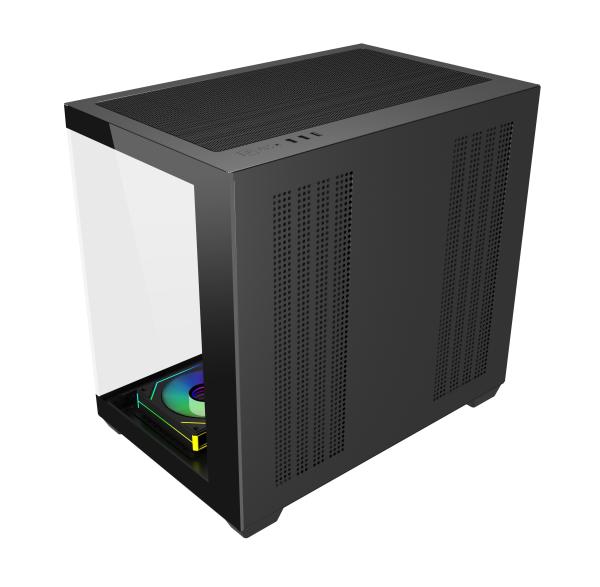 FSP M341-BA/ Midi Tower/ Transpar./ Čierna 