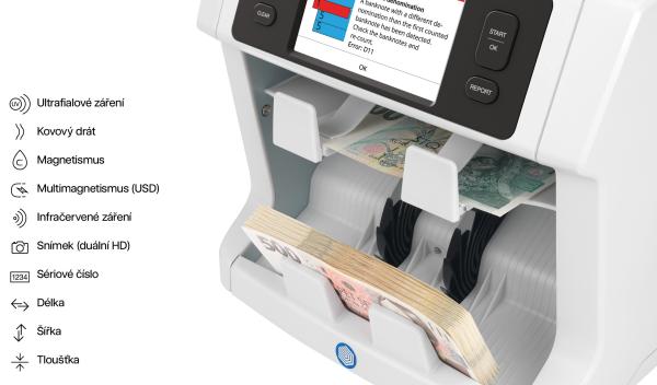 Počítačka bankoviek SAFESCAN 2995-SC 