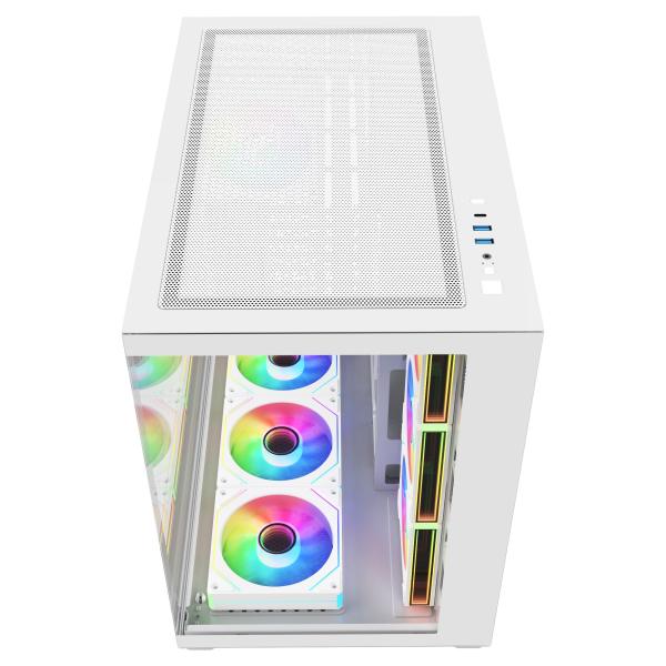 FSP M341-WA/ Midi Tower/ Transpar./ Biela 