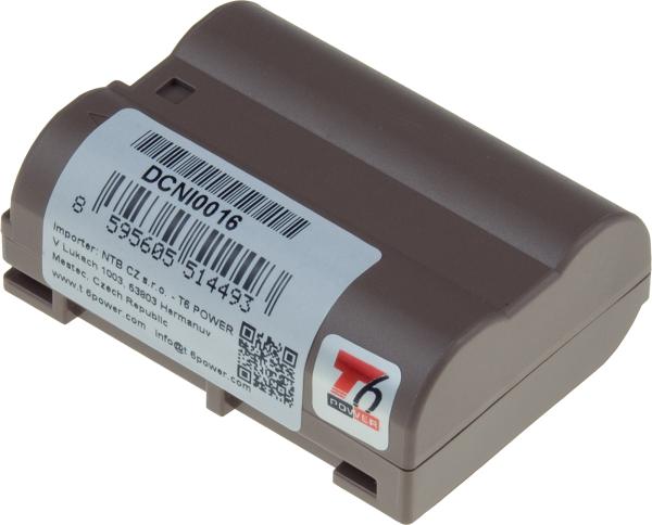 Batéria T6 Power pre Nikon EN-EL15, EN-EL15a, EN-EL15e, EN-EL15b, 2280mAh, 16Wh, USB-C 
