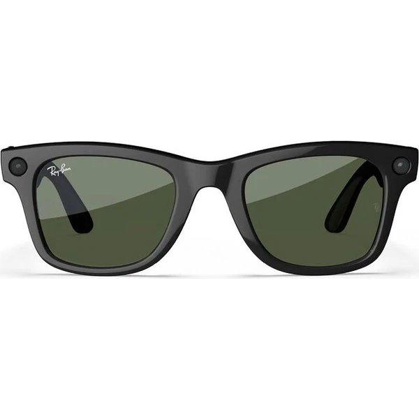 Meta Ray-Ban Gen2 Wayfarer, Black, G15 Green 