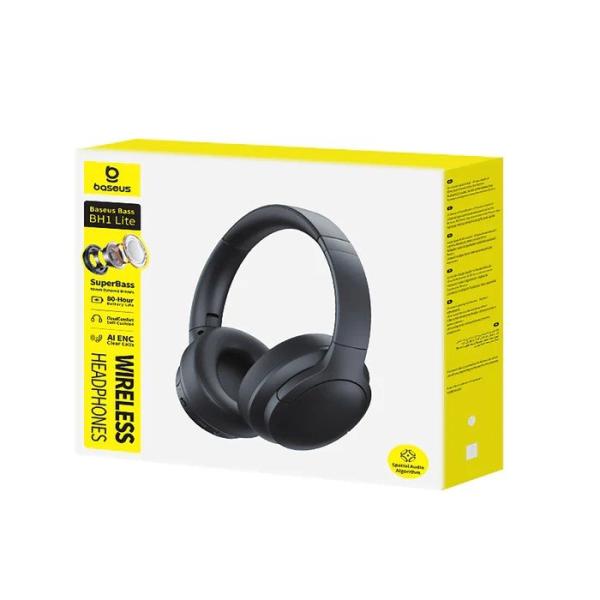 Baseus Bass BH1 Lite Bezdrôtové Slúchadlá Cosmic Black 