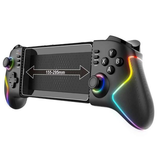 iPega 9122 Wireless Stretching RGB Gamepad pre Android/ iOS/ PS3/ PS4/ PC Black 