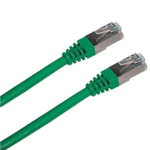 Patch cord FTP cat5e 0, 5M zelený