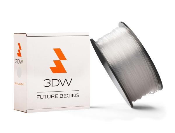 3DW - PLA filament 1, 75mm transparent, 0, 5 kg, 190-210°C