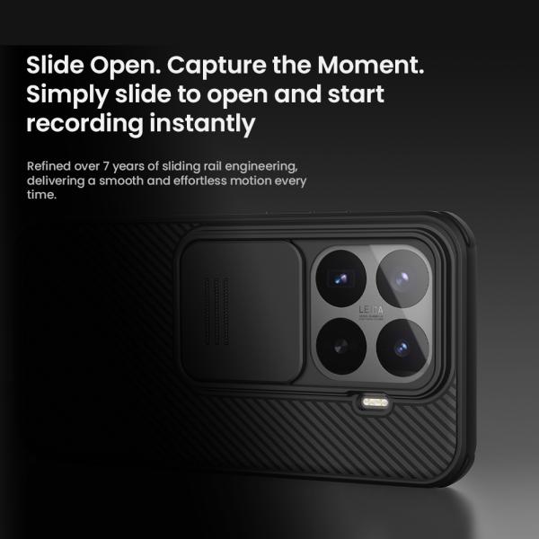Nillkin CamShield PRO Zadný Kryt pre Xiaomi 17T Transparent Black 