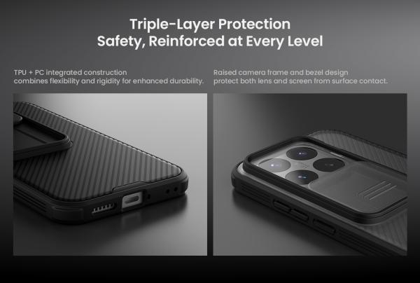 Nillkin CamShield PRO Zadný Kryt pre Xiaomi 17T Black 