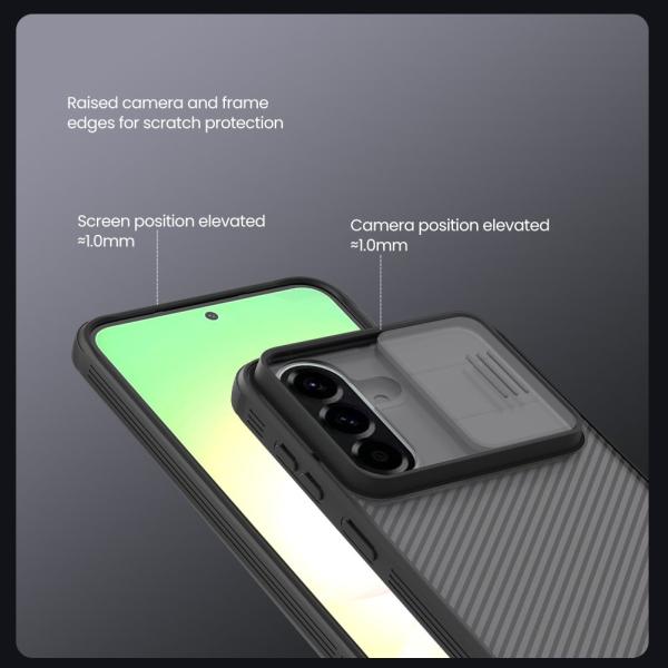 Nillkin CamShield PRO Zadný Kryt pre Samsung Galaxy A57 Transparent Black 