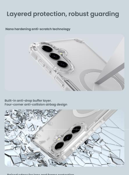 Nillkin Nature TPU PRO Magnetic Kryt pre Samsung Galaxy A57 Transparent 