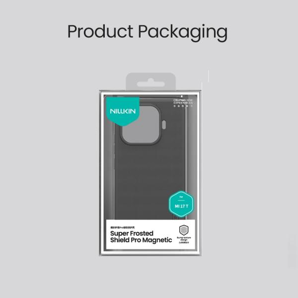 Nillkin Super Frosted PRO Magnetic Zadný Kryt pre Xiaomi 17T Black 