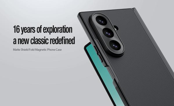 Nillkin Super Frosted FOLD Magnetic Zadný Kryt pre Samsung Galaxy Z Fold 8 Ultra Black 
