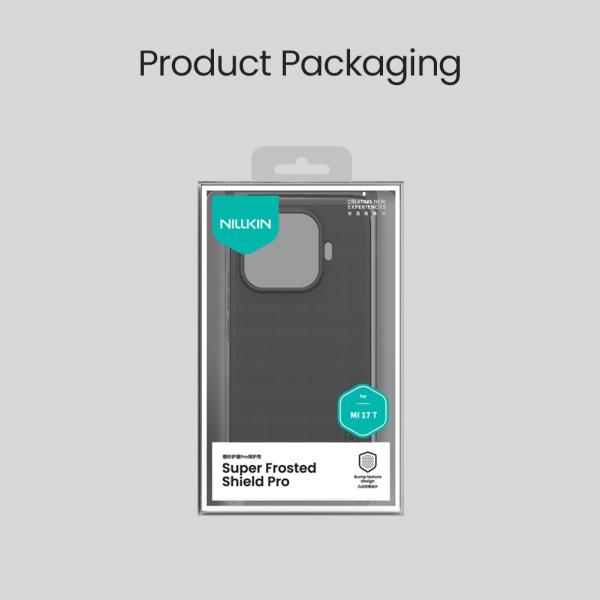 Nillkin Super Frosted PRO Zadný Kryt pre Xiaomi 17T Black 