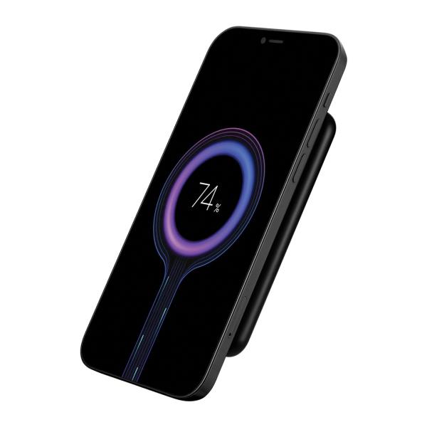 Sandberg SemiSolidState Magnet Powerbank 5000 mAh PD20W, magnetická powerbanka, čierna 