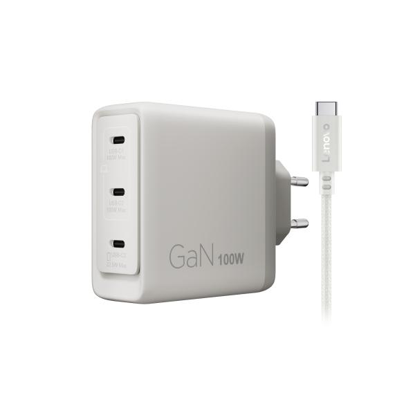 Lenovo Multi-port USB-C 100 W GaN Charger 