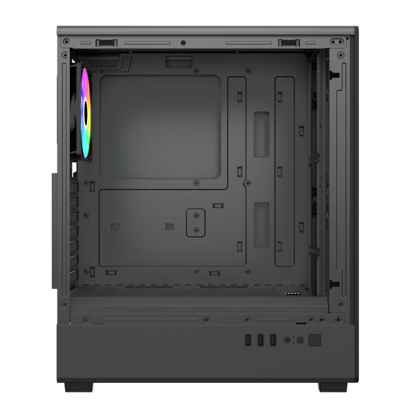 FSP M221-BA/ Midi Tower/ Transpar./ Čierna 