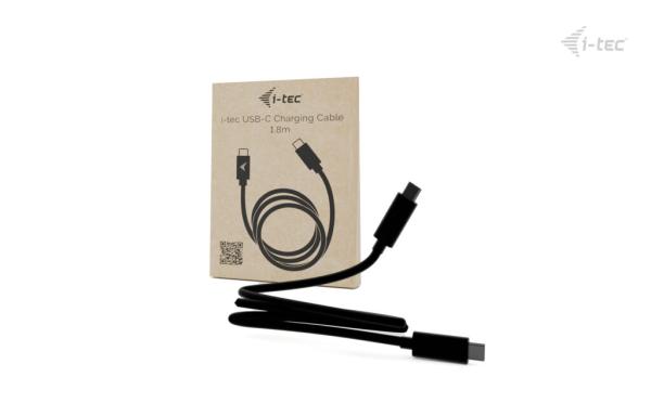 i-tec USB-C PD Charging Cable 1.8m 