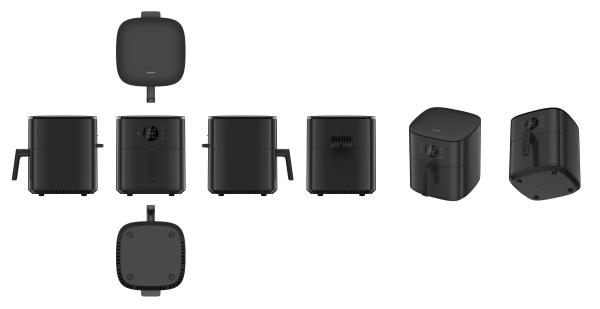 Xiaomi Air Fryer 6.5L Black EU 