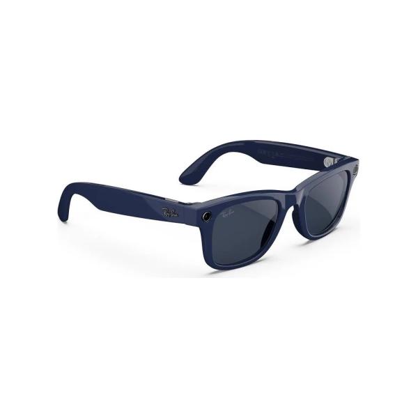Meta Ray-Ban Gen2 Wayfarer, Shiny Cosmic Blue/ Clear/ SapphireTransitions (Large) 