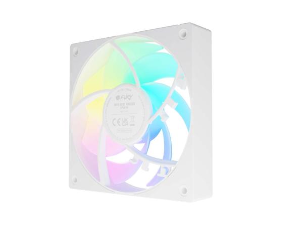 Ventilátor FURY SAI S12 ARGB PWM, 3-Pack, Biely 