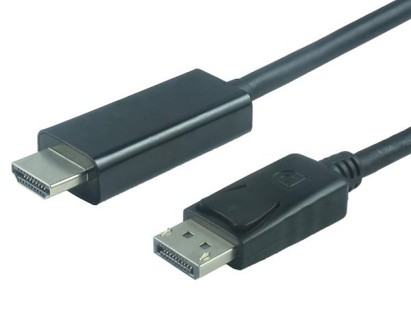 PremiumCord DisplayPort na HDMI kábel 5m M/ M