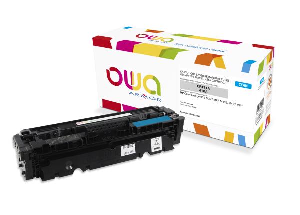 OWA Armor toner kompatibilný HP CF411A, 2300st, modrá/ cyan