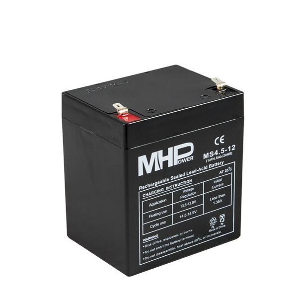 Pb akumulátor MHPower VRLA AGM 12V/ 4, 5Ah (MS4.5-12