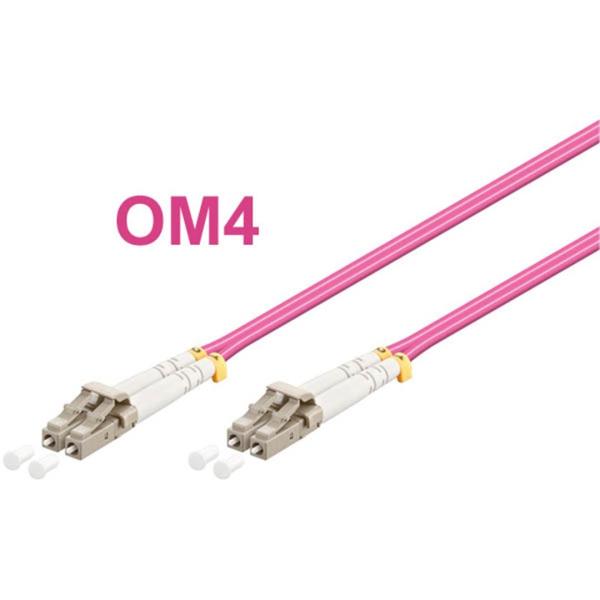 Optický patch kabel duplex LC-LC 50/ 125 MM 15m OM4