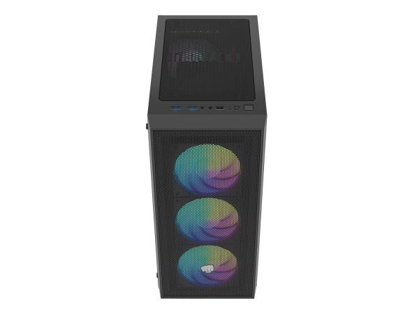 PC skriňa Fury SHOBO SH8F, ARGB, Midi Tower, Čierna 