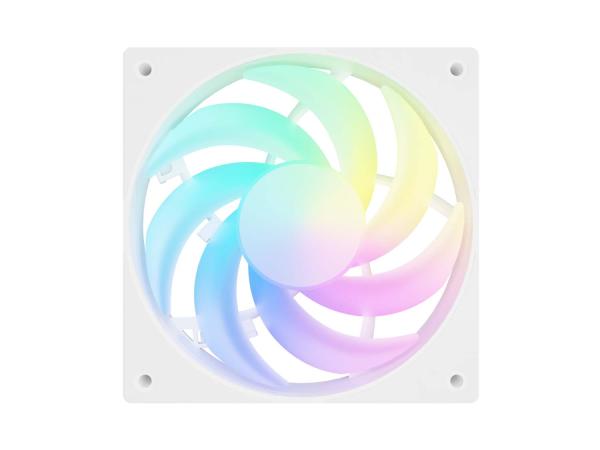 Ventilátor FURY SAI S12 ARGB PWM, Biely 