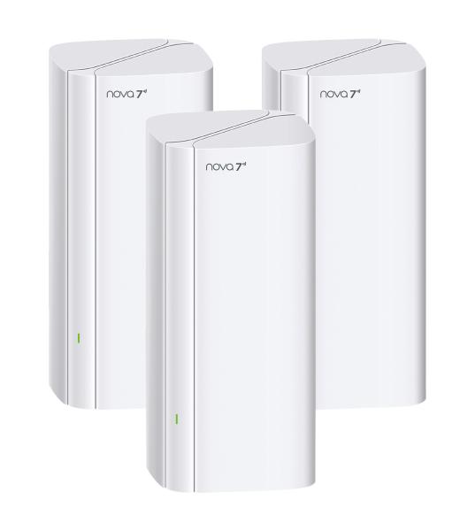 Tenda Nova ME3 Pro (3-pack) WiFi 7 BE3600 Mesh Gigabit systém, router, 9x GLAN/ GWAN, VPN, CZ app 
