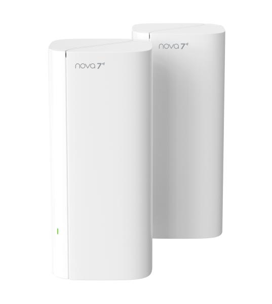 Tenda Nova ME3 Pro (2-pack) WiFi 7 BE3600 Mesh Gigabit systém, router, 6x GLAN/ GWAN, VPN, CZ app 