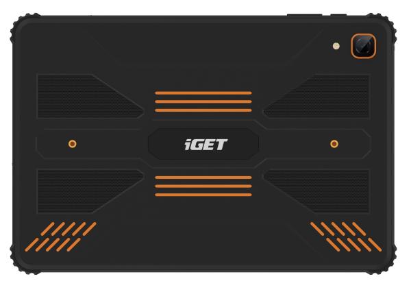 iGET SMART RT2 Black-orange, odolný 4G LTE tabliet 