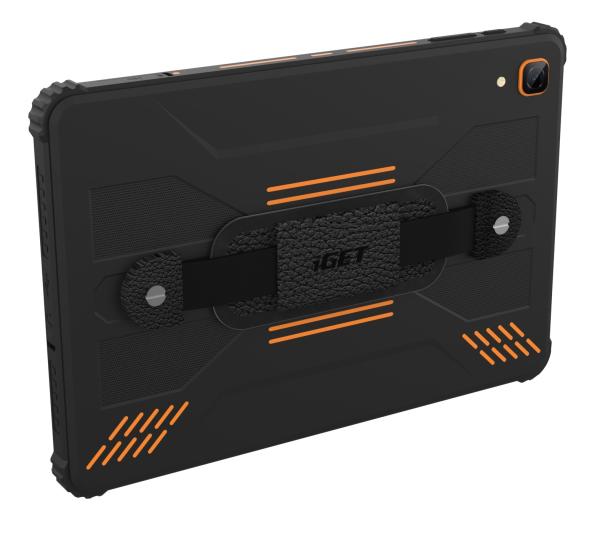 iGET SMART RT2 Black-orange, odolný 4G LTE tabliet 