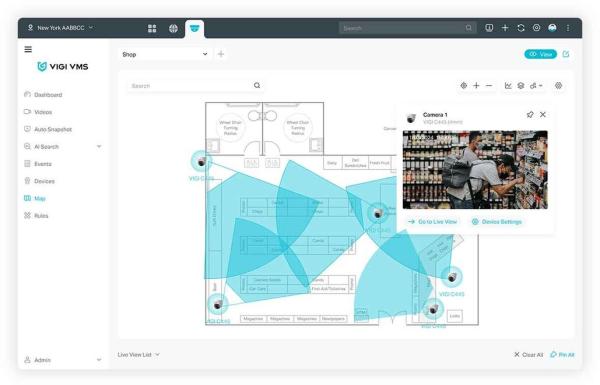 VIGI cloud VMS 3 basic license for a camera 
