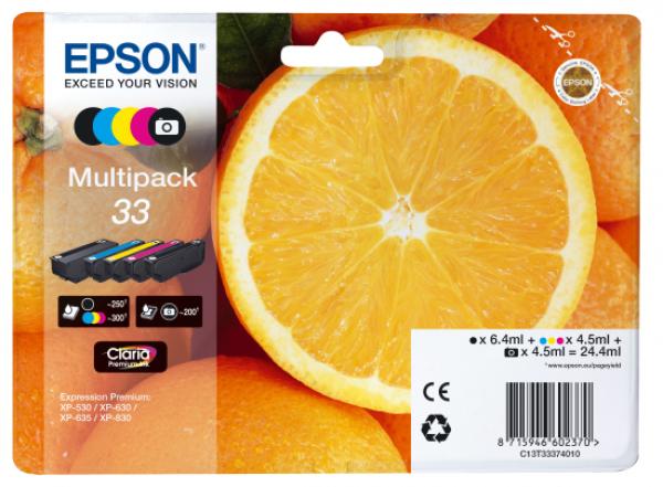 EPSON Multipack 5-farebné 33 Claria Premium Ink