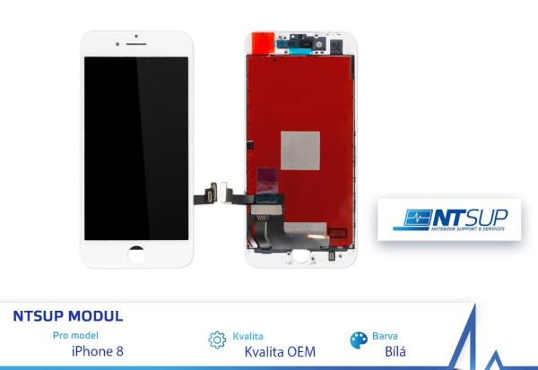 NTSUP LCD modul iPhone 8/ SE (2020) bílý kvalita B