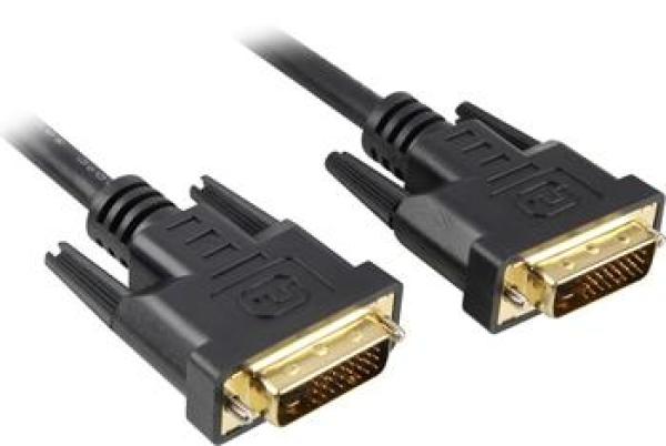 PremiumCord DVI-D prepojovací kábel, dual-link, DVI (24 +1), MM, 1m