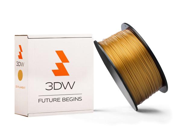 3DW - ABS filament 1, 75mm zlatá, 0, 5 kg, tisk 220-250°C