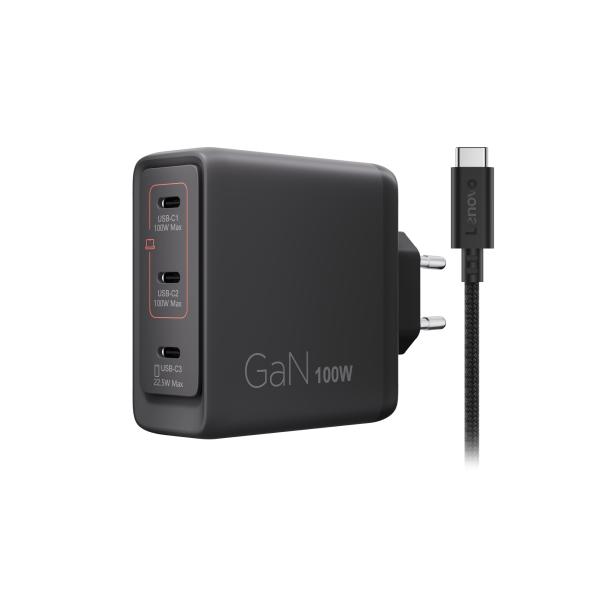 Lenovo Multi-port USB-C 100 W GaN Charger 