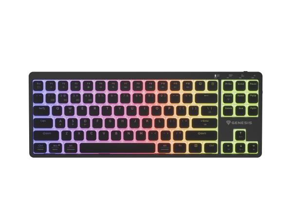 Bezdrôtová herná klávesnica Genesis THOR 430 TKL/ USB+BT/ US/ Čierna 